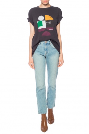 T-shirt z nadrukowanym logo, zdjęcie 2 T-shirt z nadrukowanym logo od Isabel Marant Etoile